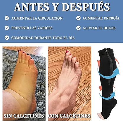 🧦 Alivio para Varices y Piernas Cansadas