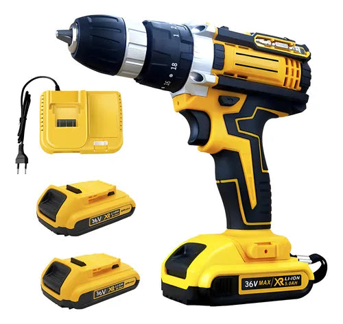 🛠️ Taladro Inalámbrico con Kit Completo
