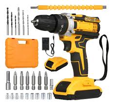 🛠️ Taladro Inalámbrico con Kit Completo